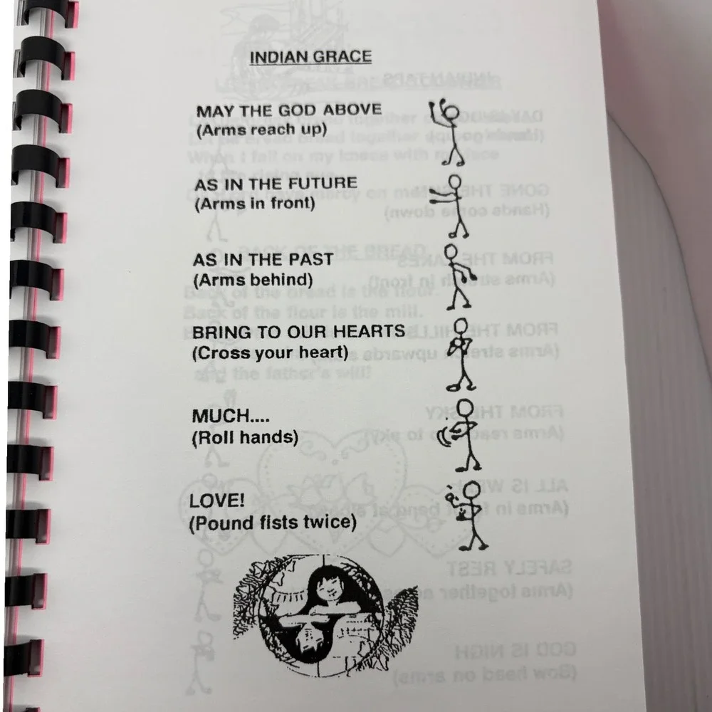 Amazing Graces Katie Jimenez Spiral Bound Prayer Songbook Mealtime Blessings